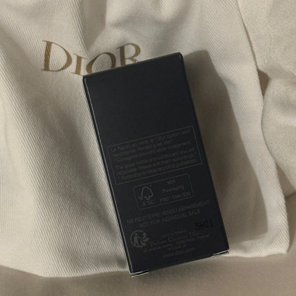 Dior SAUVAGE mini + cloth drawstring bag